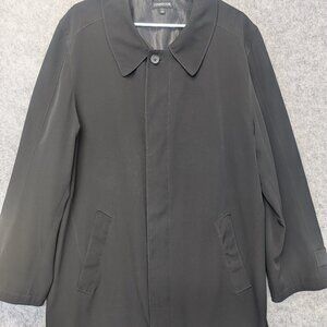 London Fog Black Trench Coat